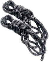 Sex & Mischief Black Silky Rope Cuffs and Restraints